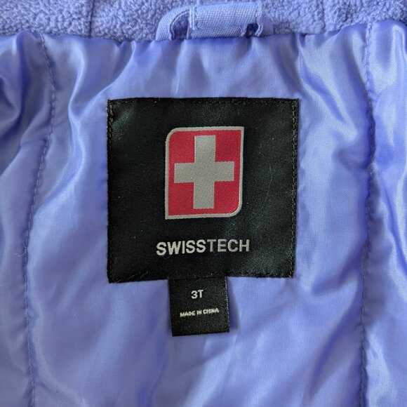 SWISSTECH Girls Fully Lined Hooded Long Sleeve Jacket  Size 3T  Indigo NWOT - Picture 7 of 9